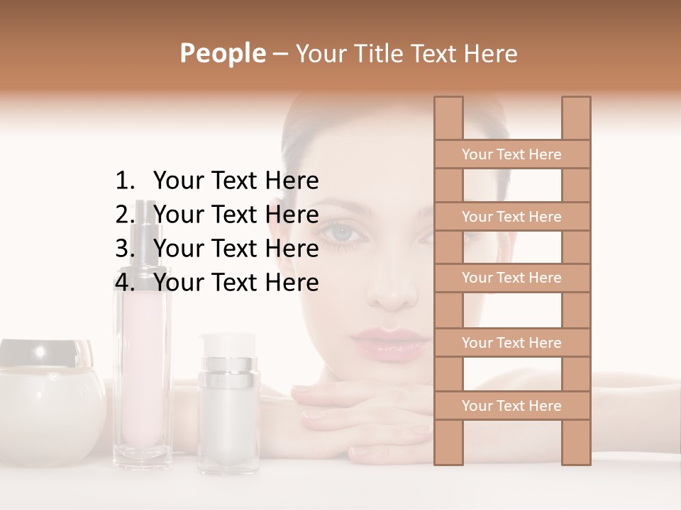 Lady Bottle  PowerPoint Template