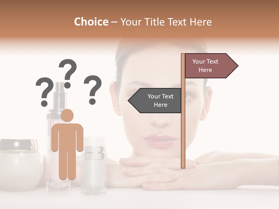 Lady Bottle  PowerPoint Template