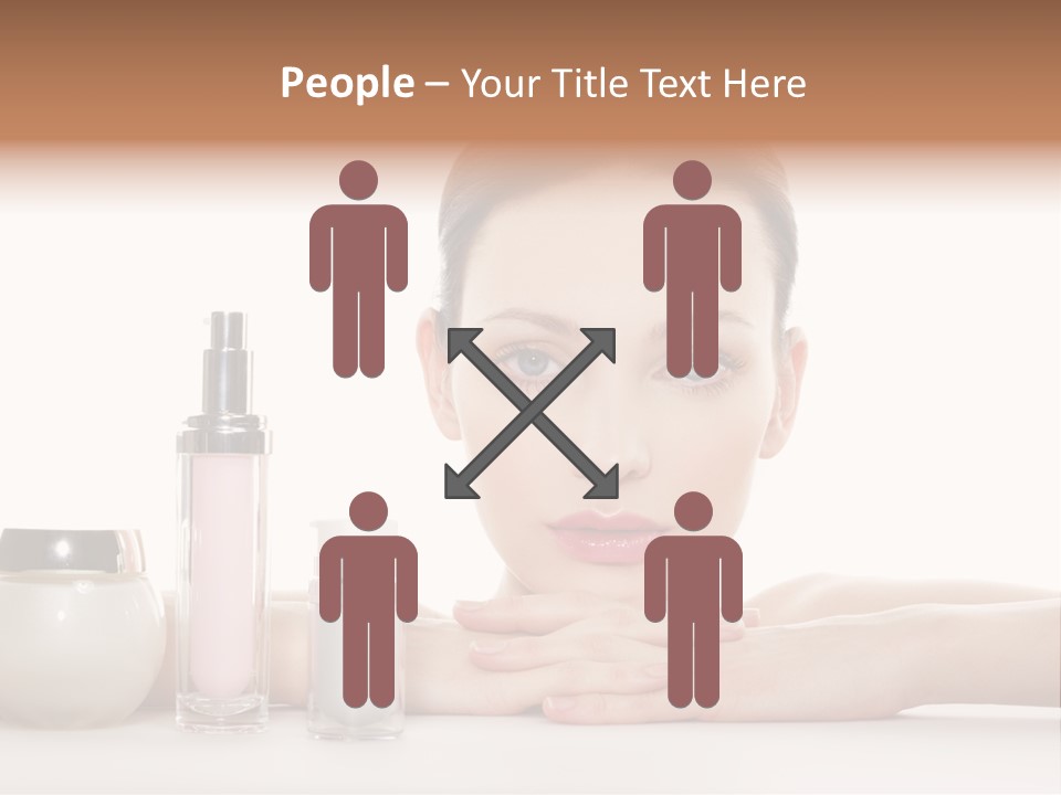 Lady Bottle  PowerPoint Template