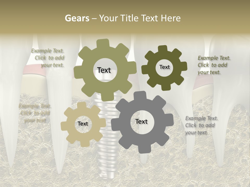 Teamwork Room Communication PowerPoint Template