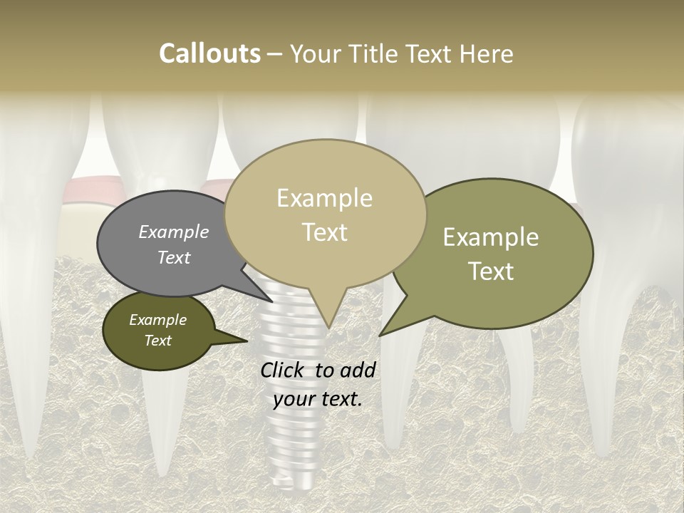 Teamwork Room Communication PowerPoint Template