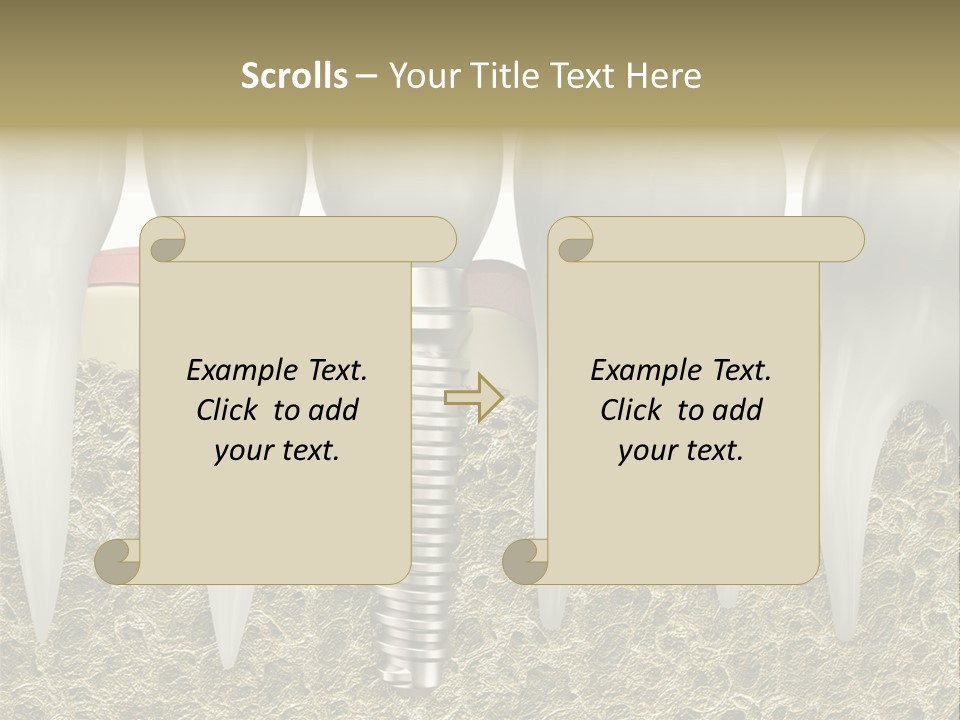 Teamwork Room Communication PowerPoint Template