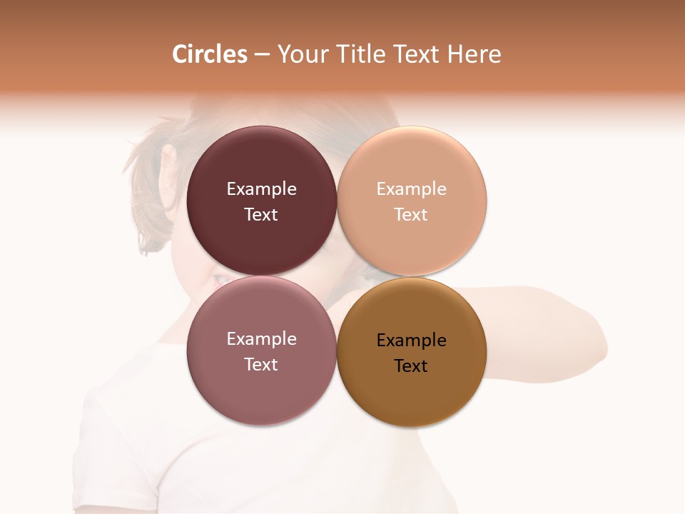 Blond Caucasian Person PowerPoint Template