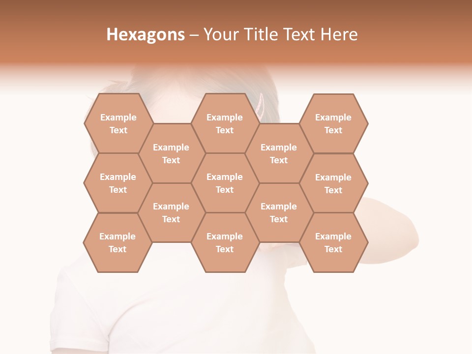 Blond Caucasian Person PowerPoint Template