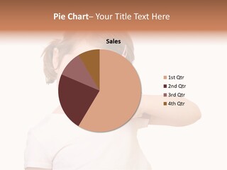 Blond Caucasian Person PowerPoint Template