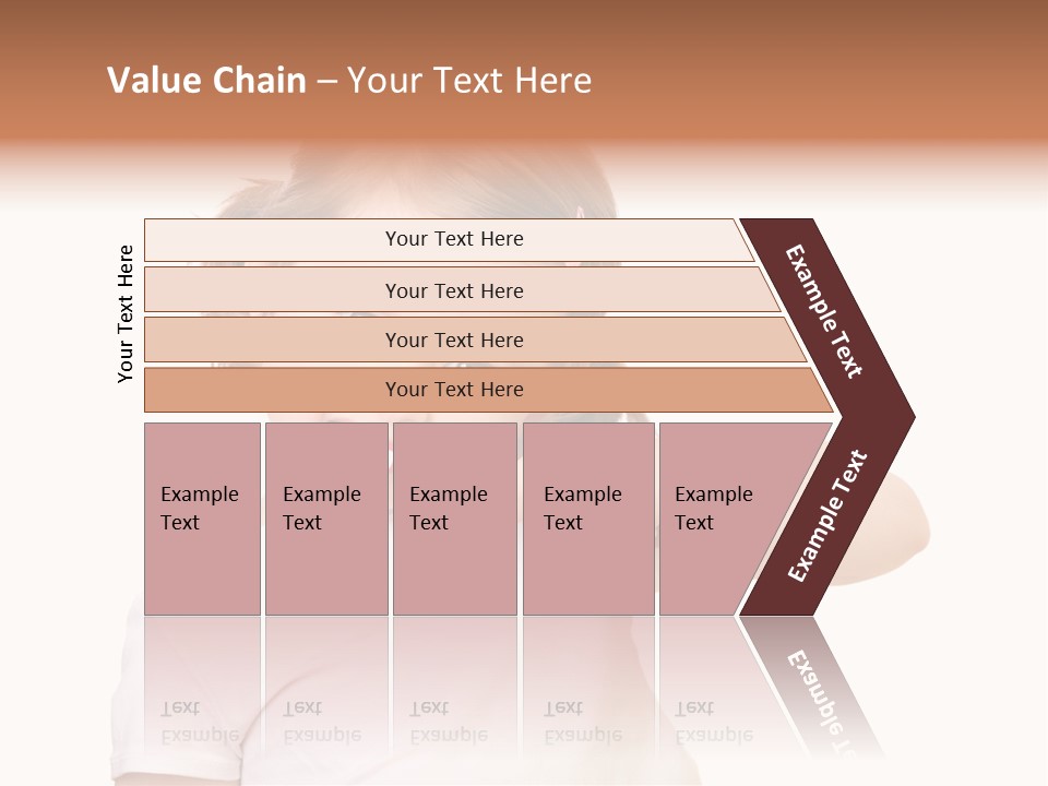 Blond Caucasian Person PowerPoint Template