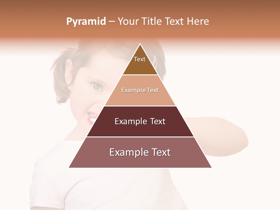 Blond Caucasian Person PowerPoint Template