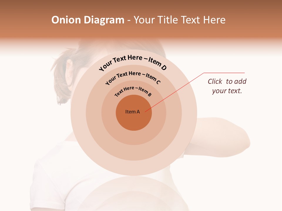 Blond Caucasian Person PowerPoint Template