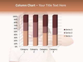 Blond Caucasian Person PowerPoint Template