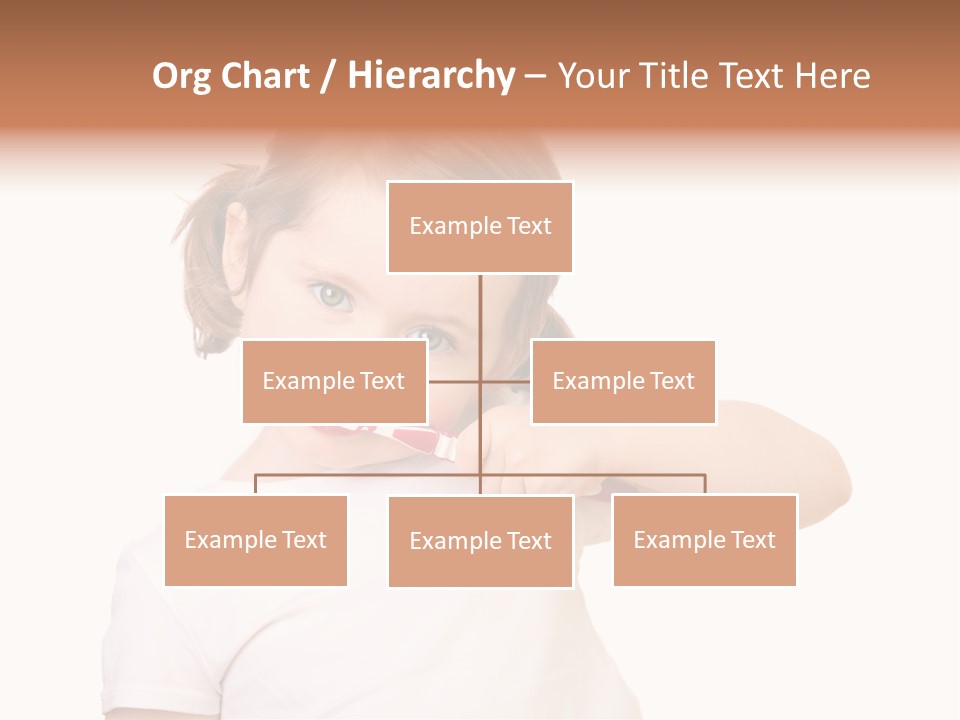 Blond Caucasian Person PowerPoint Template