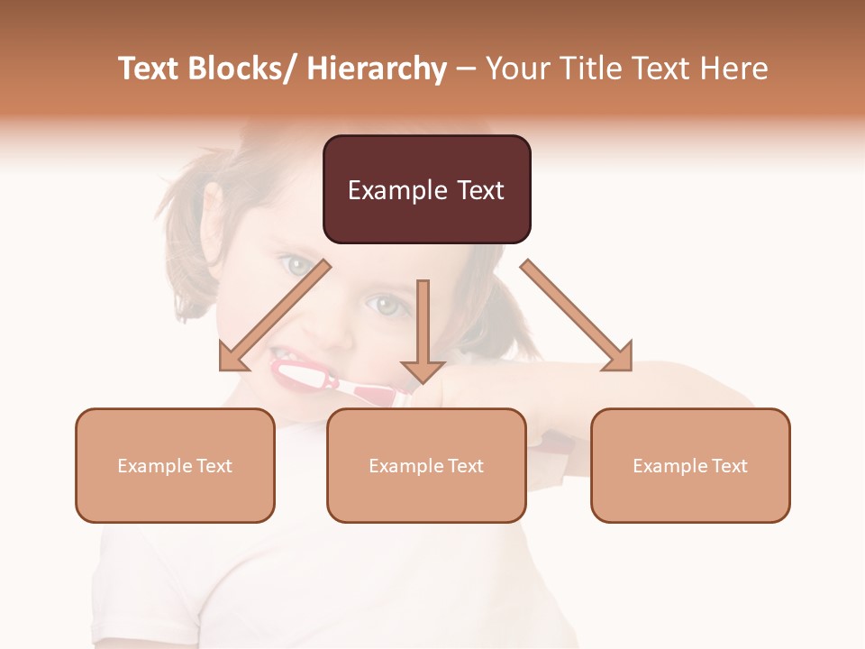 Blond Caucasian Person PowerPoint Template