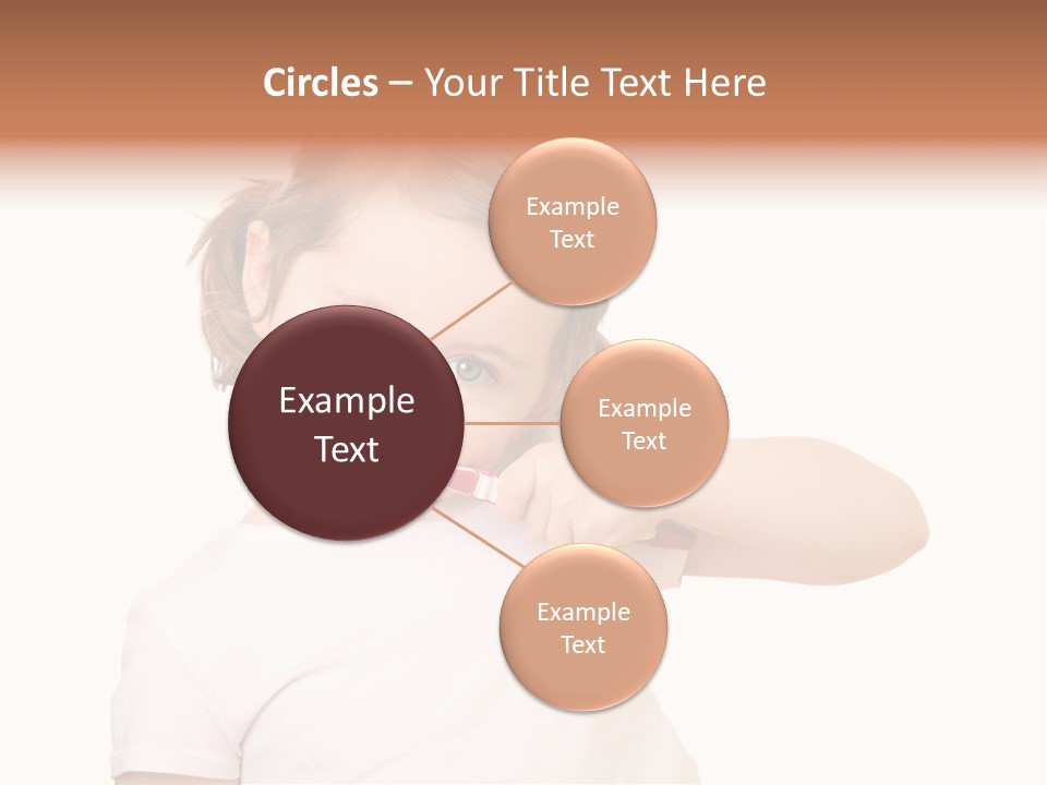 Blond Caucasian Person PowerPoint Template