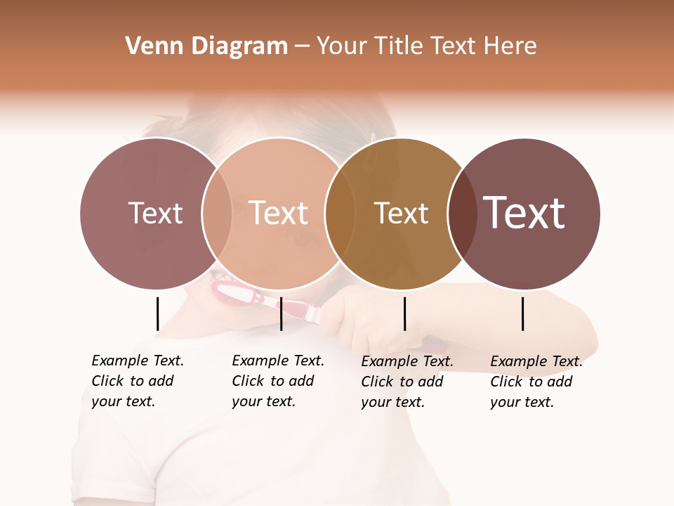 Blond Caucasian Person PowerPoint Template