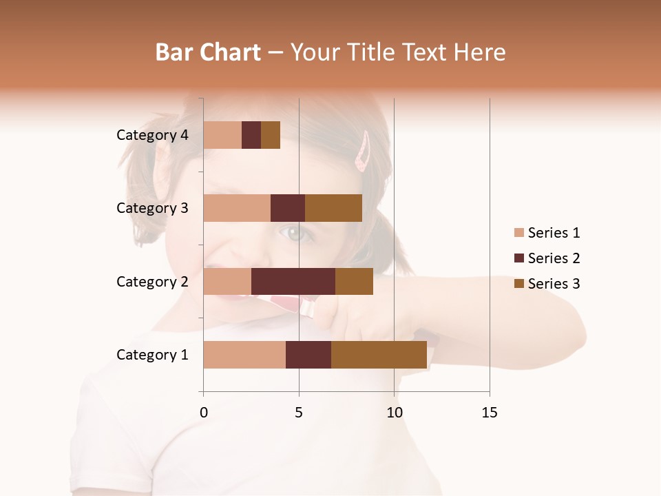 Blond Caucasian Person PowerPoint Template