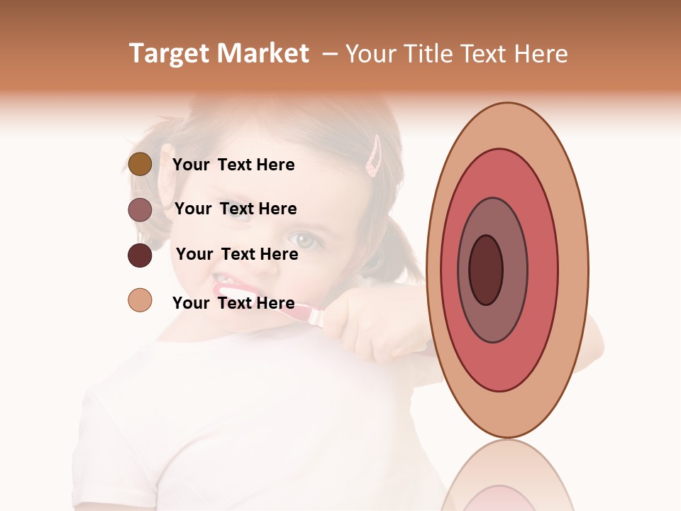 Blond Caucasian Person PowerPoint Template