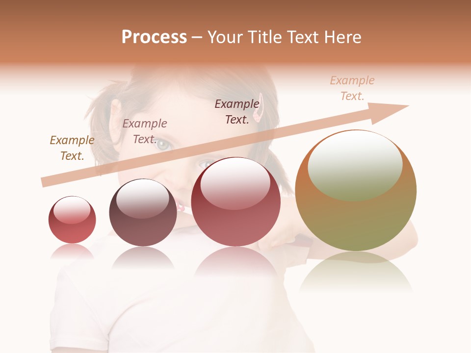 Blond Caucasian Person PowerPoint Template