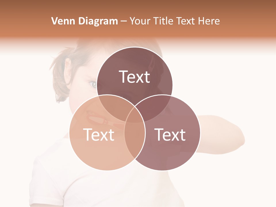 Blond Caucasian Person PowerPoint Template