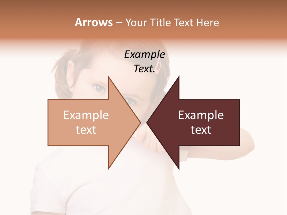 Blond Caucasian Person PowerPoint Template