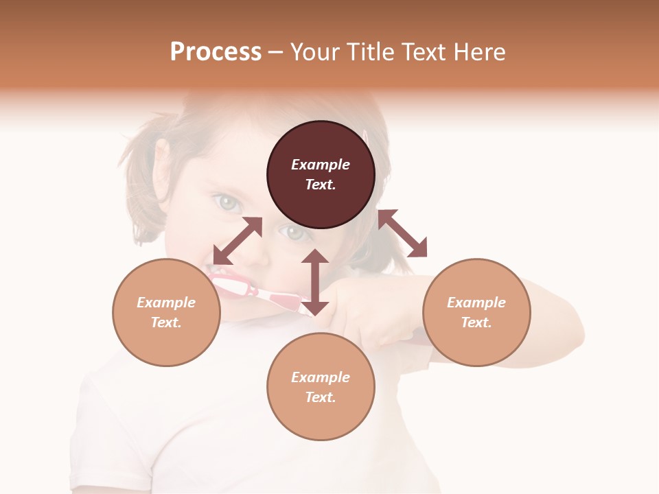 Blond Caucasian Person PowerPoint Template