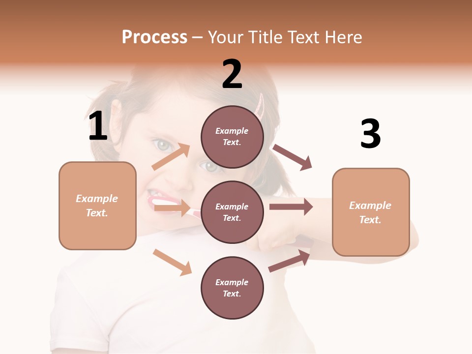 Blond Caucasian Person PowerPoint Template