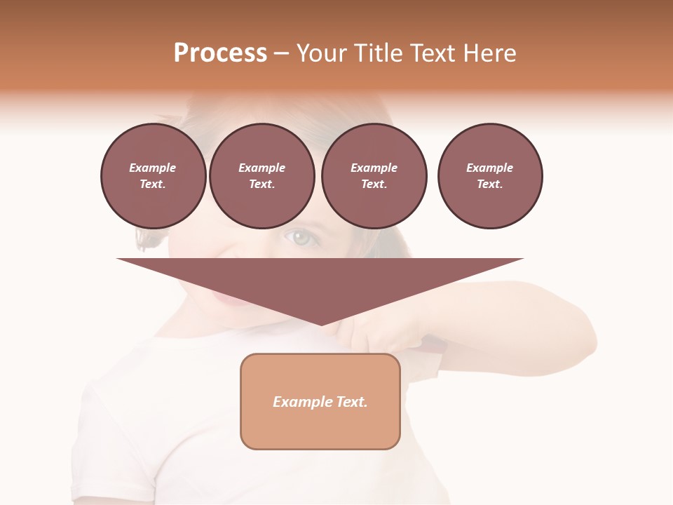 Blond Caucasian Person PowerPoint Template