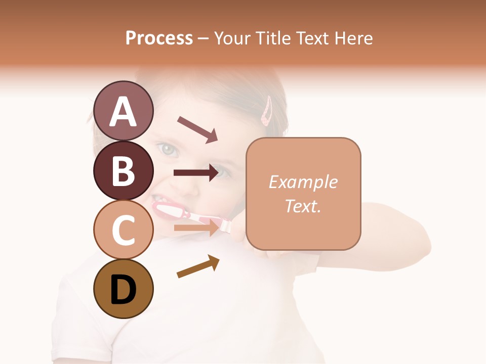 Blond Caucasian Person PowerPoint Template