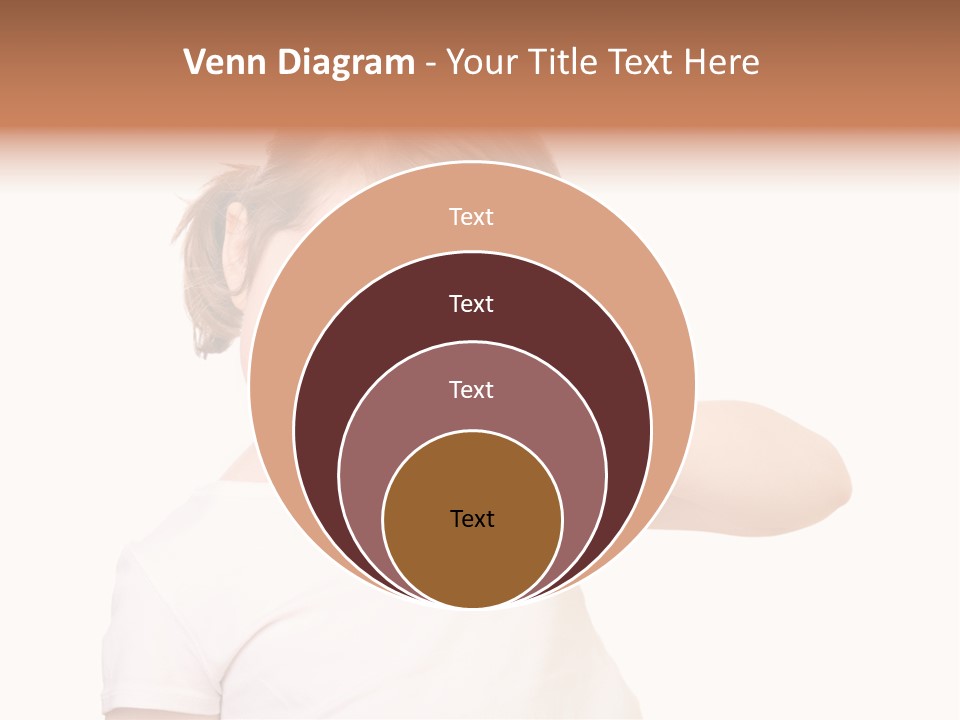 Blond Caucasian Person PowerPoint Template