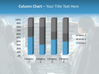 Levers Takeoff Clouds PowerPoint Template