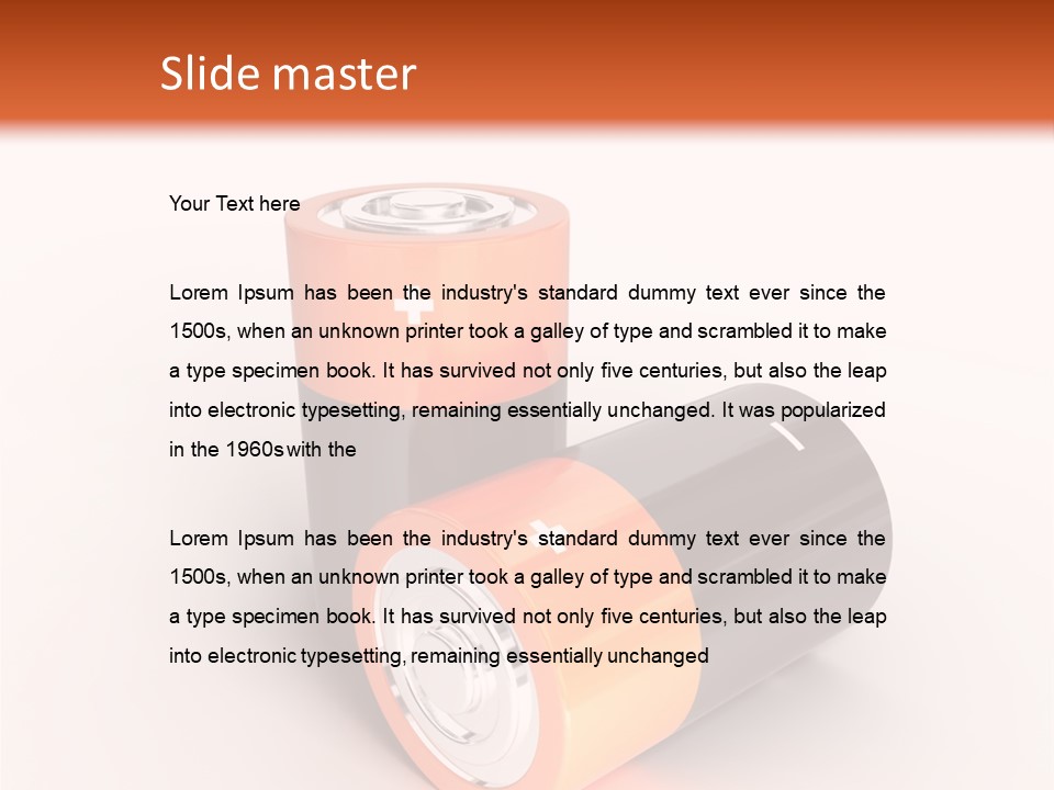 Battery Watt Fuel PowerPoint Template
