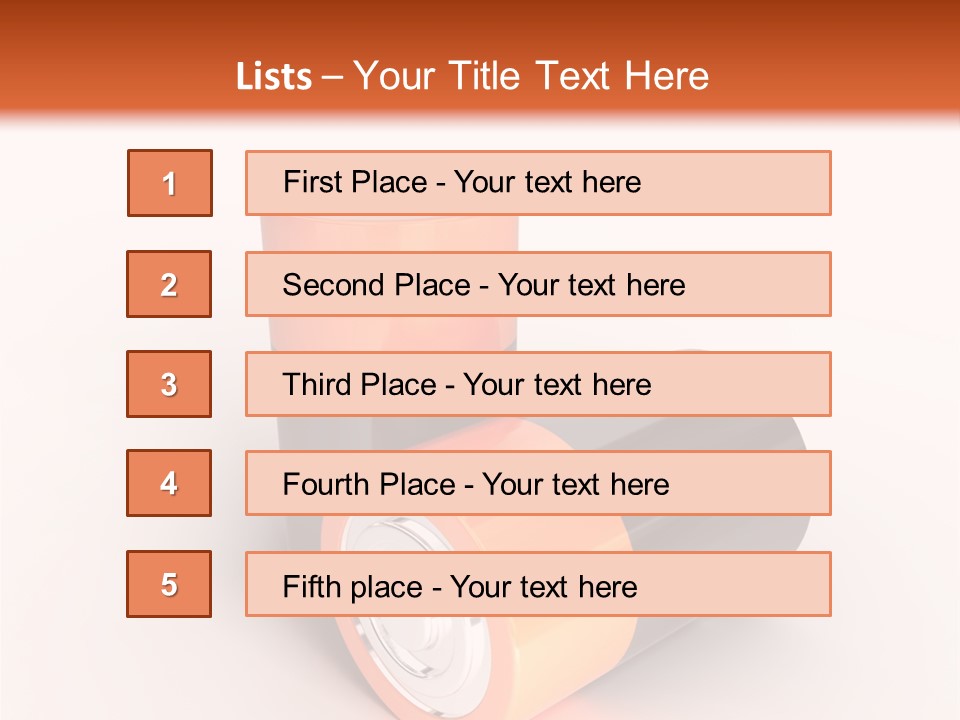 Battery Watt Fuel PowerPoint Template
