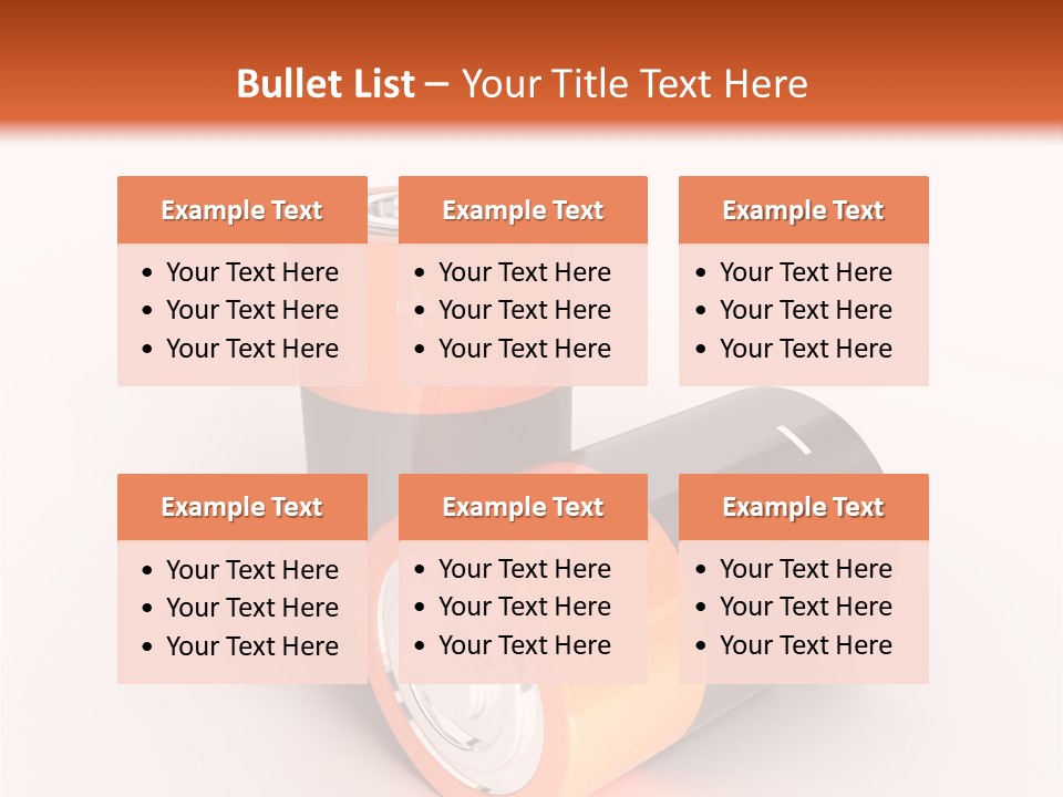 Battery Watt Fuel PowerPoint Template