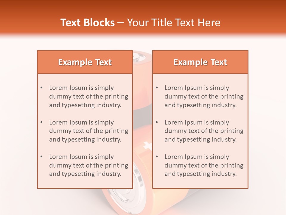 Battery Watt Fuel PowerPoint Template
