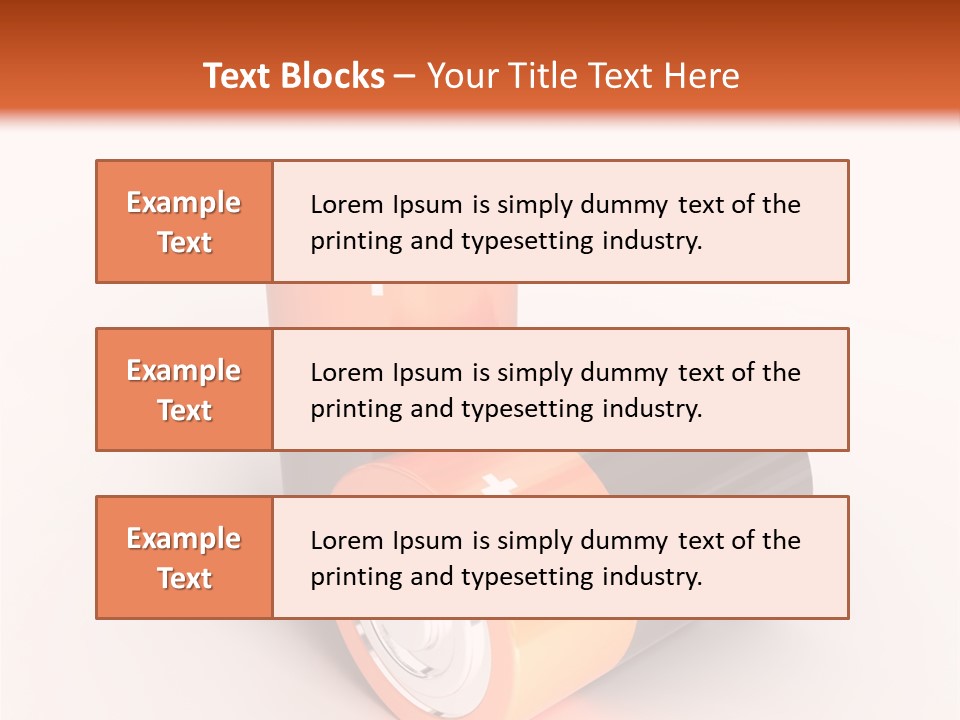 Battery Watt Fuel PowerPoint Template