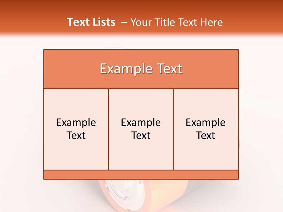Battery Watt Fuel PowerPoint Template