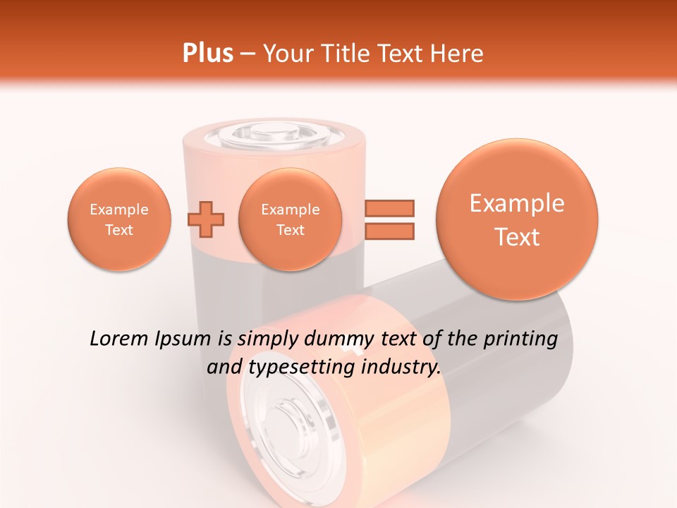 Battery Watt Fuel PowerPoint Template