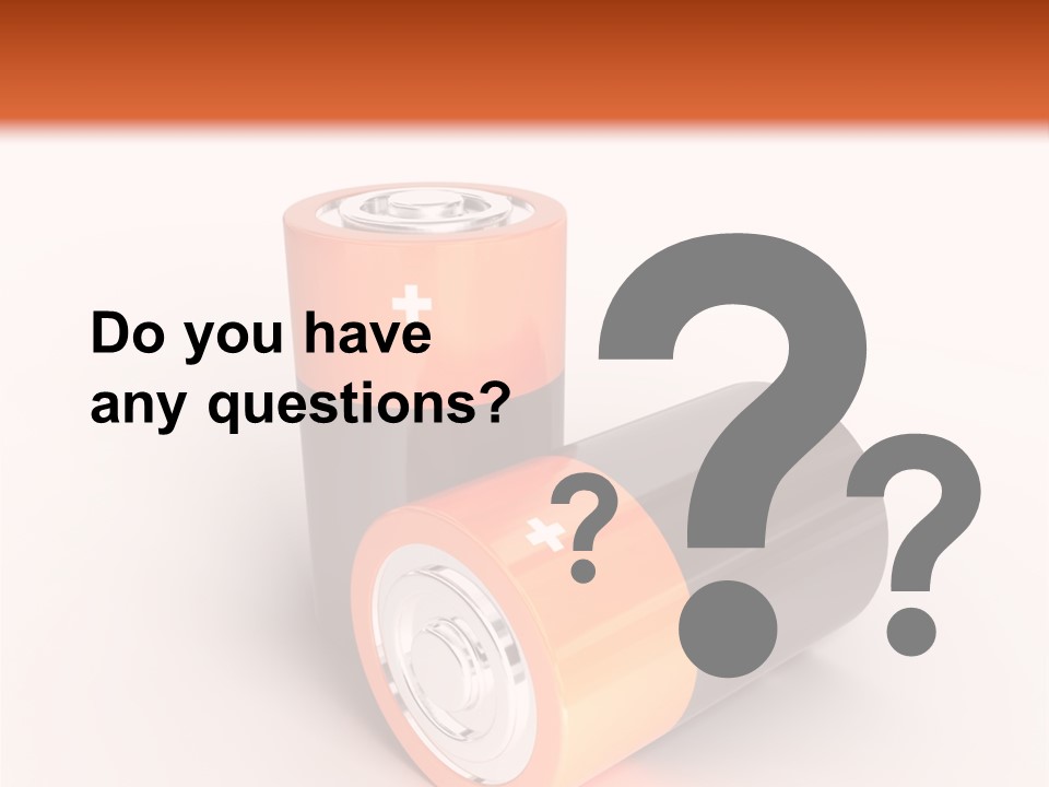 Battery Watt Fuel PowerPoint Template