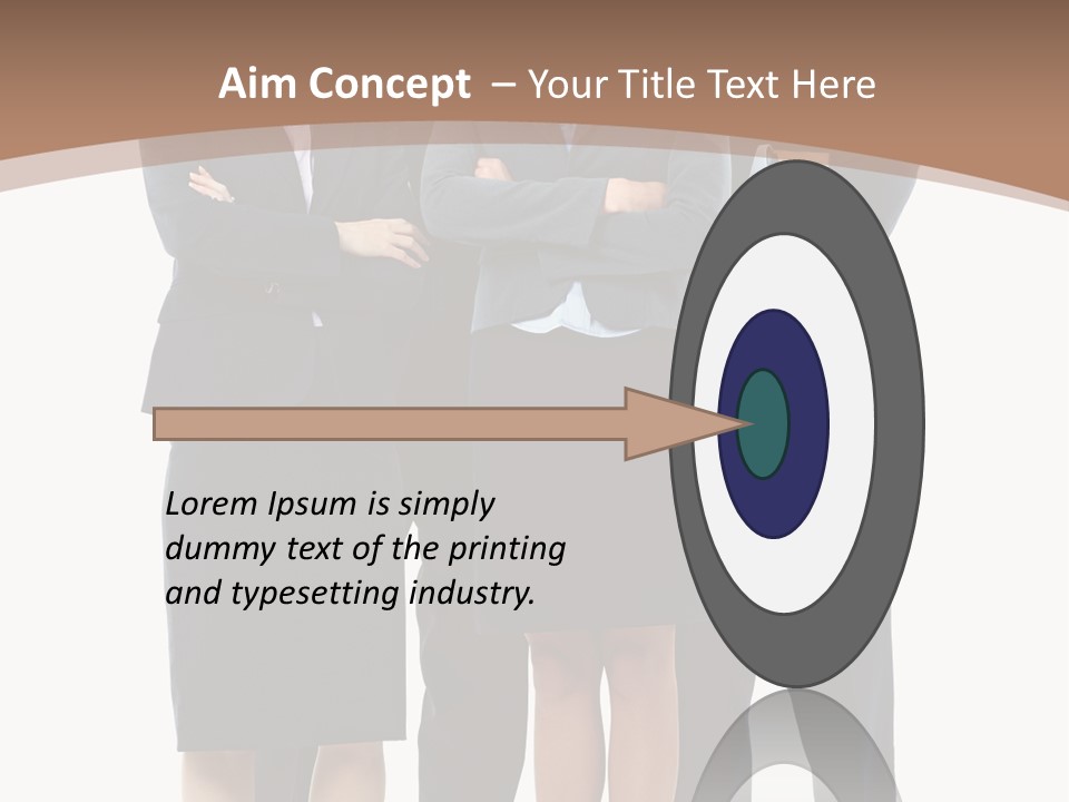 Education Smiling Girl PowerPoint Template