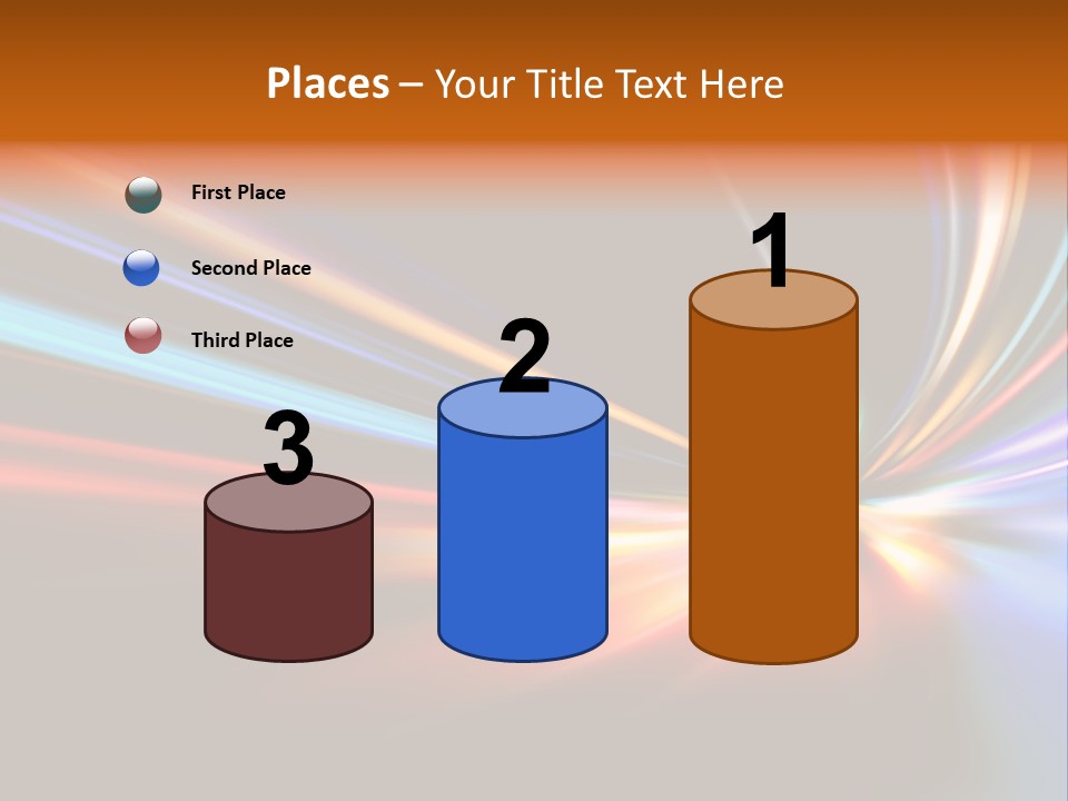 Industrial Yellow Lamp PowerPoint Template