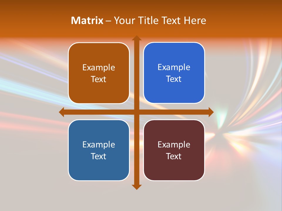 Industrial Yellow Lamp PowerPoint Template