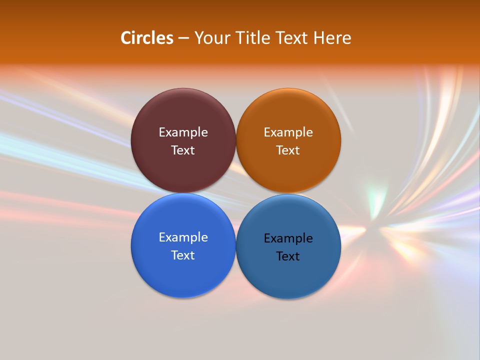 Industrial Yellow Lamp PowerPoint Template