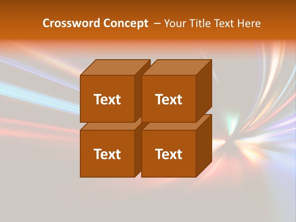 Industrial Yellow Lamp PowerPoint Template