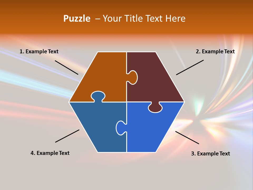Industrial Yellow Lamp PowerPoint Template