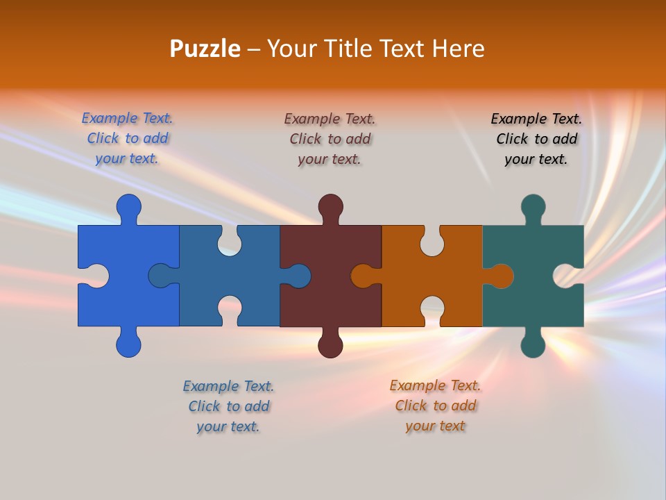 Industrial Yellow Lamp PowerPoint Template