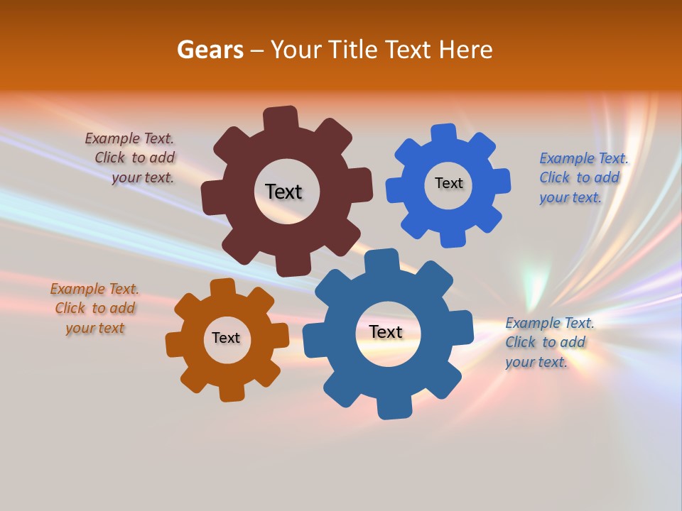 Industrial Yellow Lamp PowerPoint Template
