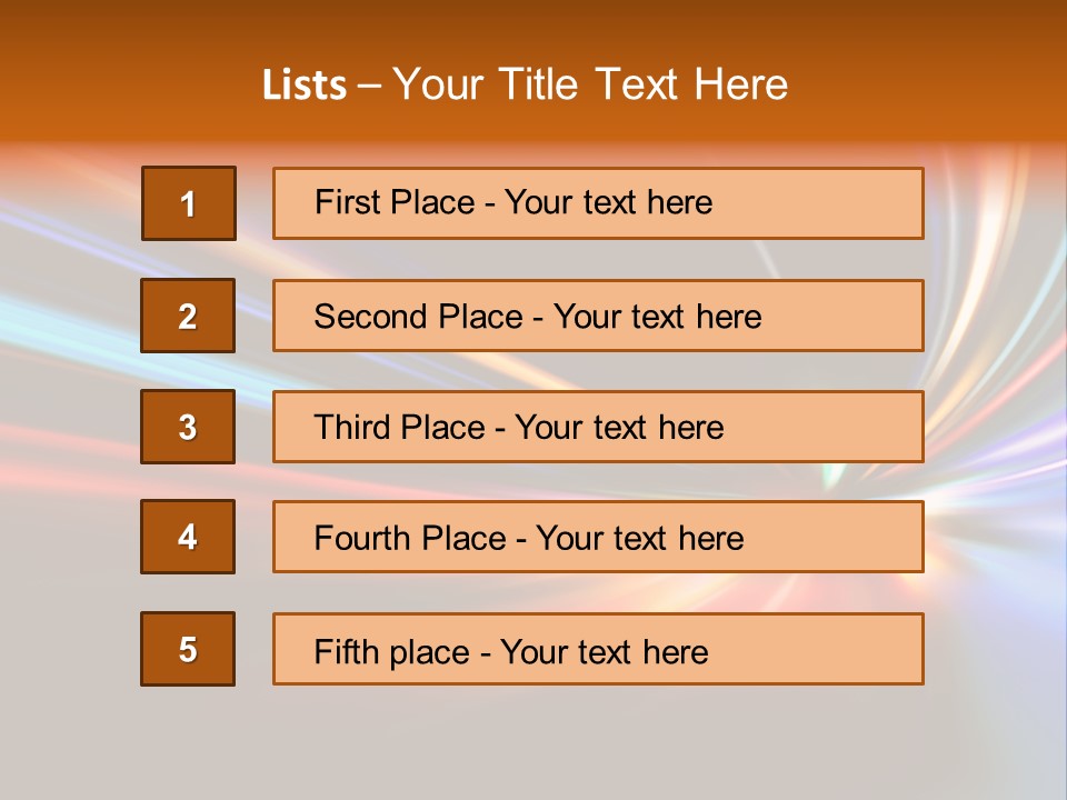 Industrial Yellow Lamp PowerPoint Template