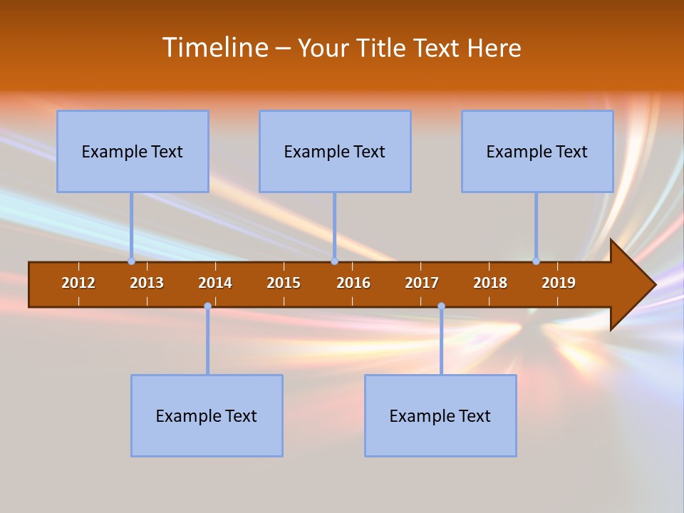 Industrial Yellow Lamp PowerPoint Template