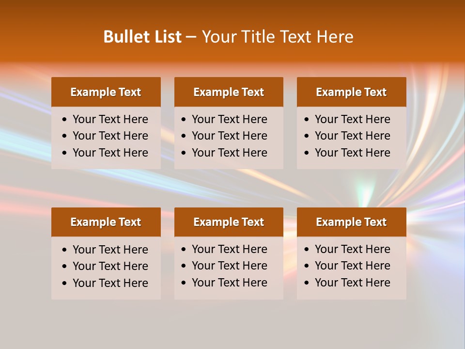 Industrial Yellow Lamp PowerPoint Template