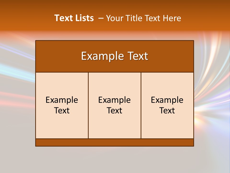 Industrial Yellow Lamp PowerPoint Template