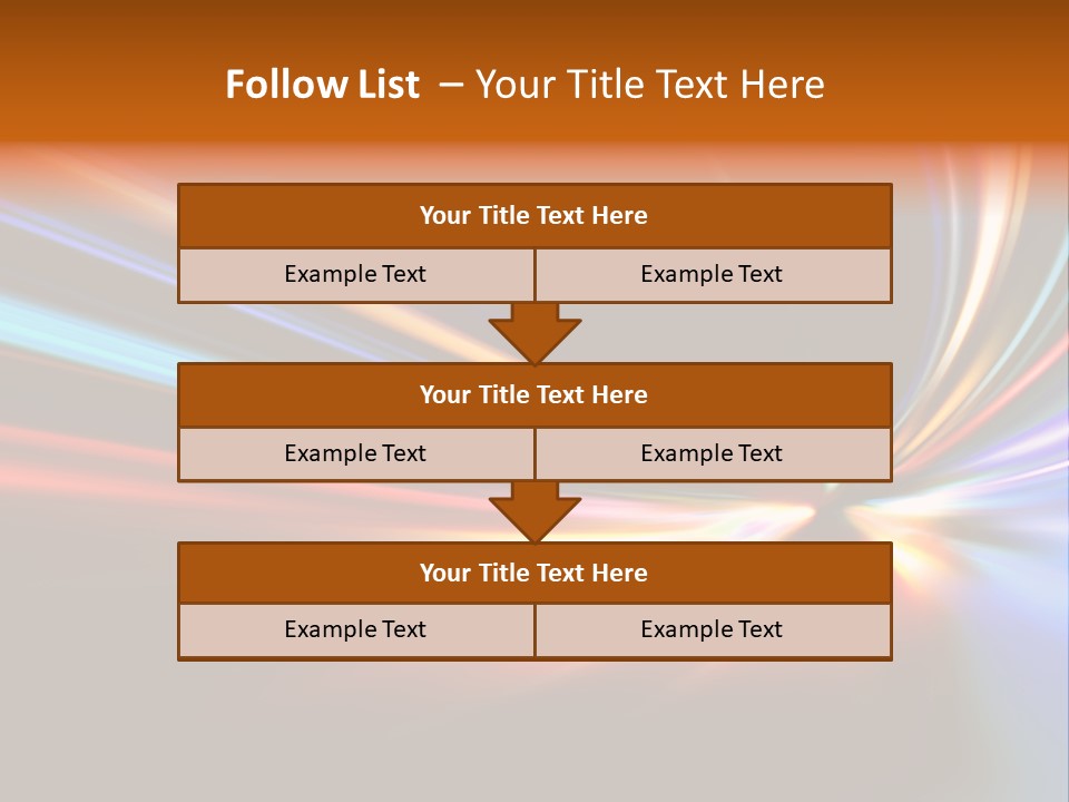 Industrial Yellow Lamp PowerPoint Template