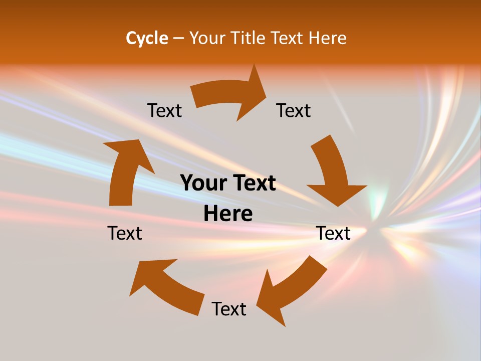 Industrial Yellow Lamp PowerPoint Template